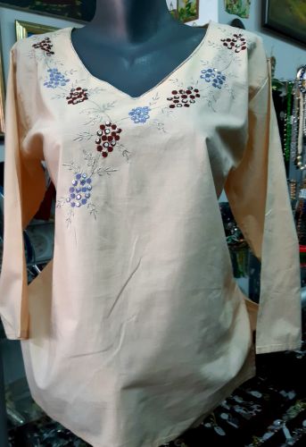 Cotton embroiderеd blouse